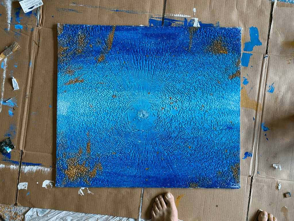 My improved shattered glass artwork